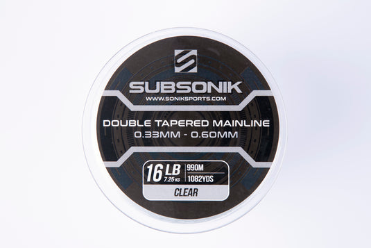 Sonik Subsonik Clear Double Tapered Mainline 16lb