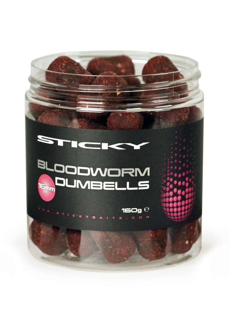 Load image into Gallery viewer, Sticky Baits Bloodworm Dumbells
