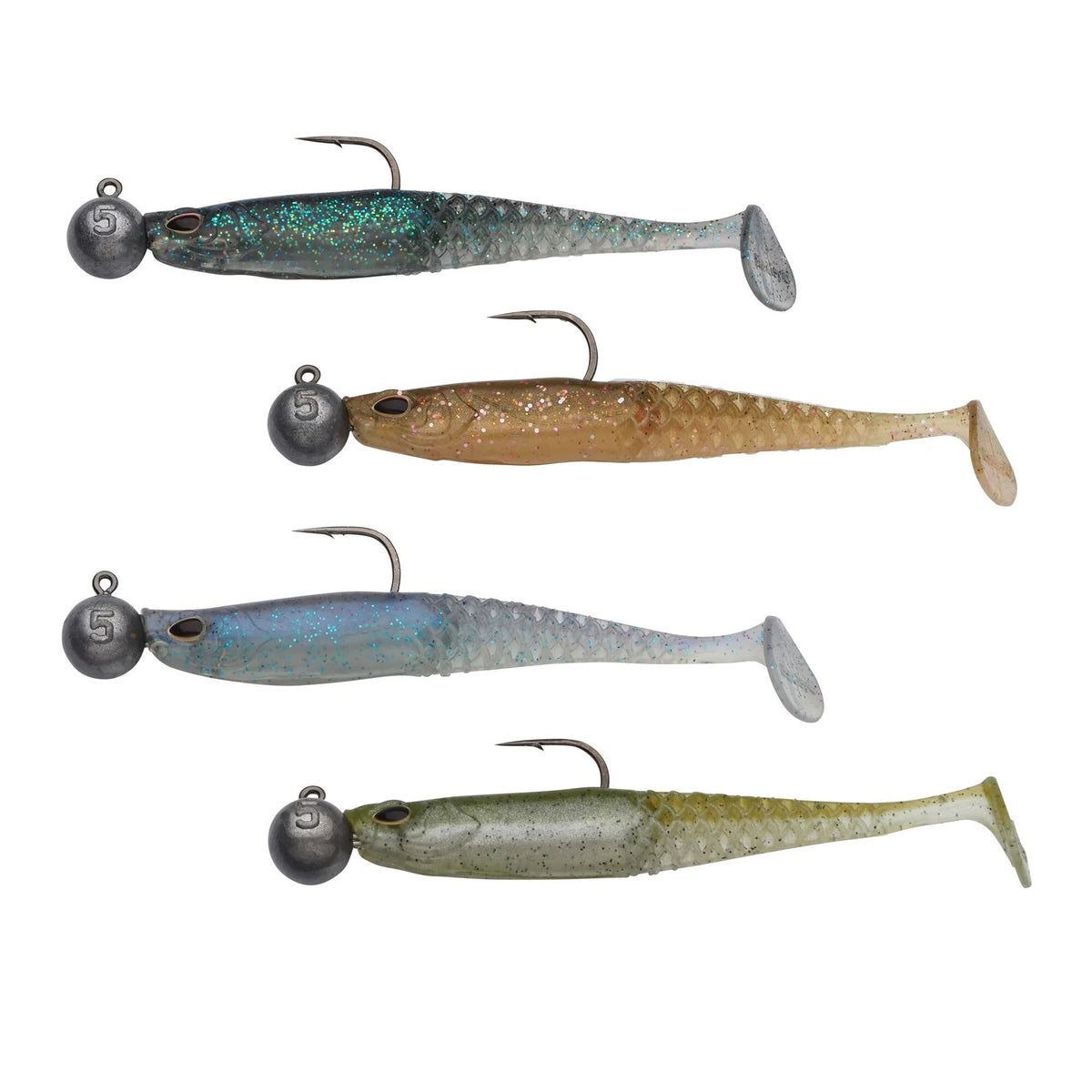 Berkley PowerBait Cullshad Slim RTF – 7.5cm 5g 4pcs – Clear Water-1