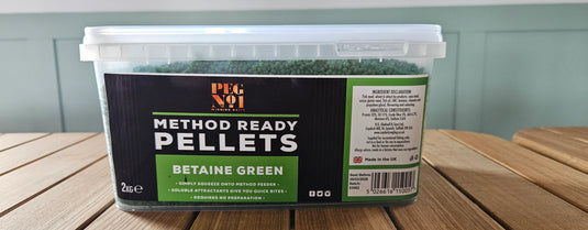 PEG No1 Method Ready Pellets Betaine Green 4kg (Two Pack)