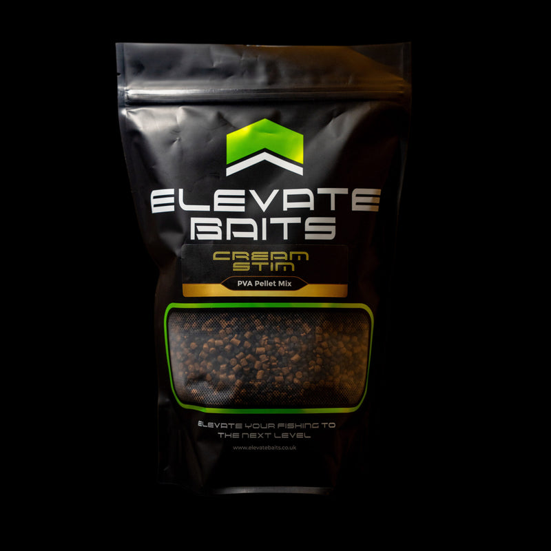 Elevate Baits Cream Stim Pva Pellet 1KG-1