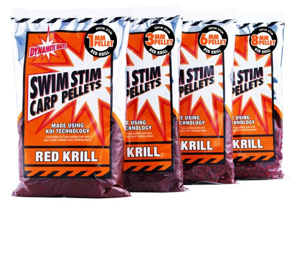 Dynamite Swim Stim Red Krill Pellets-1