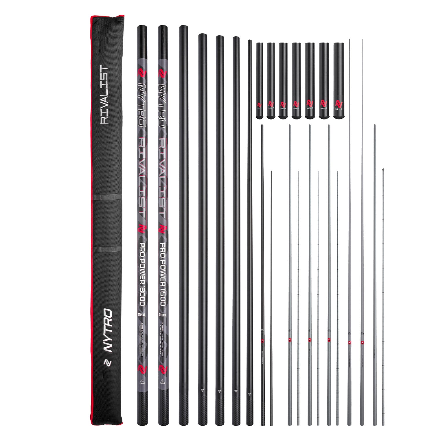 Nytro RIVALIST Pro Power 13 Metre Pole Pack-1