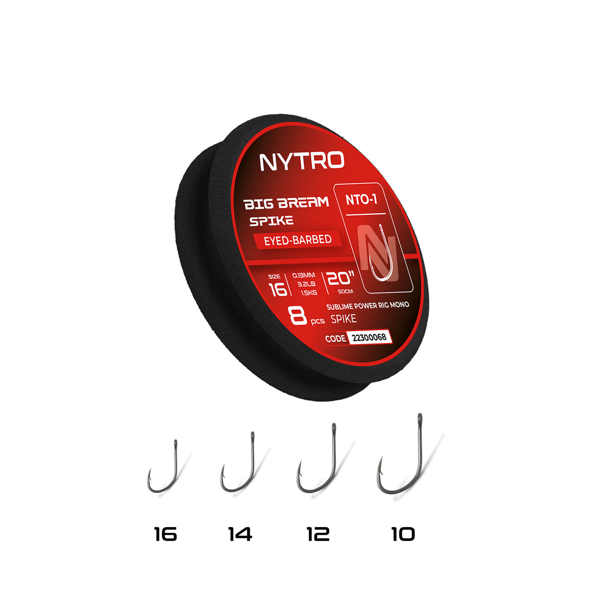 Nytro Big Bream Bait Spike Hooks to Nylon-1