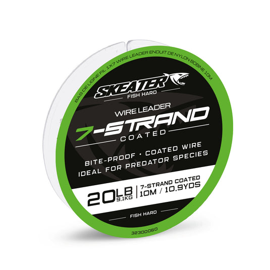 Skeater 7-Strand Coated Wire Leader Material – 10m Spool