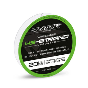 Skeater 49-Strand 7x7 Uncoated Wire Leader Material – 5m Spool