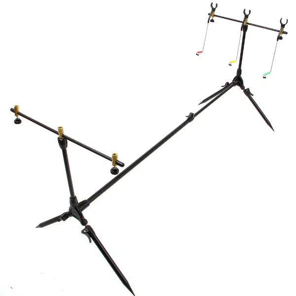 Load image into Gallery viewer, Angling Pursuits Session Pod - 3 Rod Pod with Indicators, Rod Rests and Case
