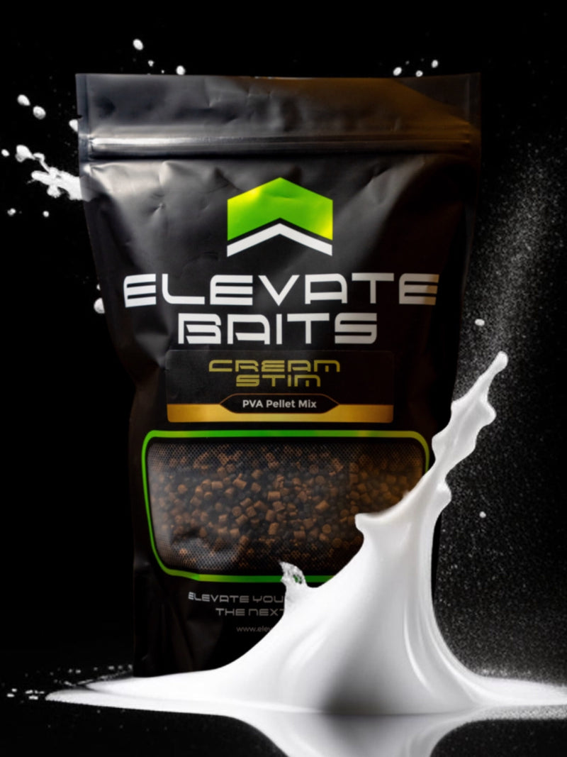 Load image into Gallery viewer, Elevate Baits Cream Stim Pva Pellet 1KG
