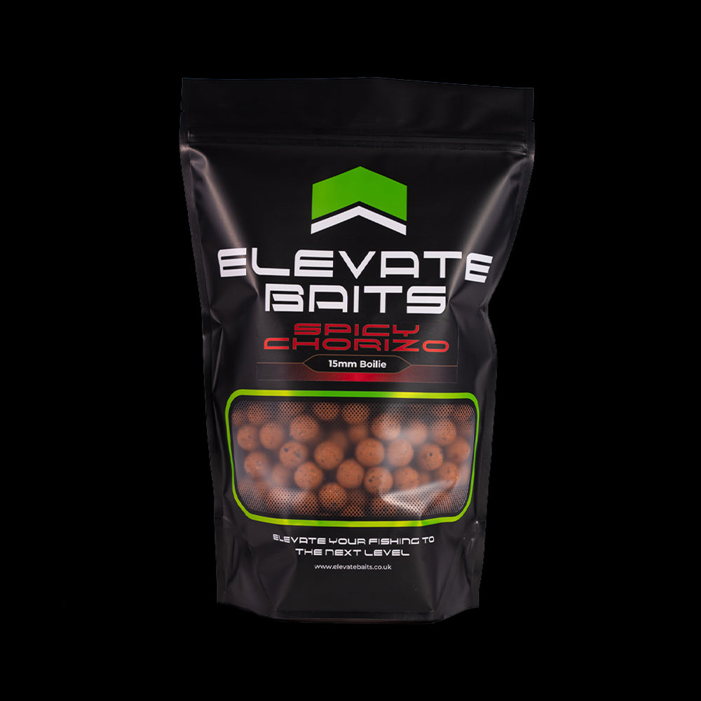 Elevate Baits Spicy Chorizo Boilies-1