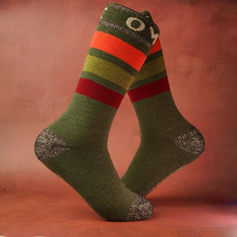 Load image into Gallery viewer, OMC Primrose Heel Merino Wool Socks
