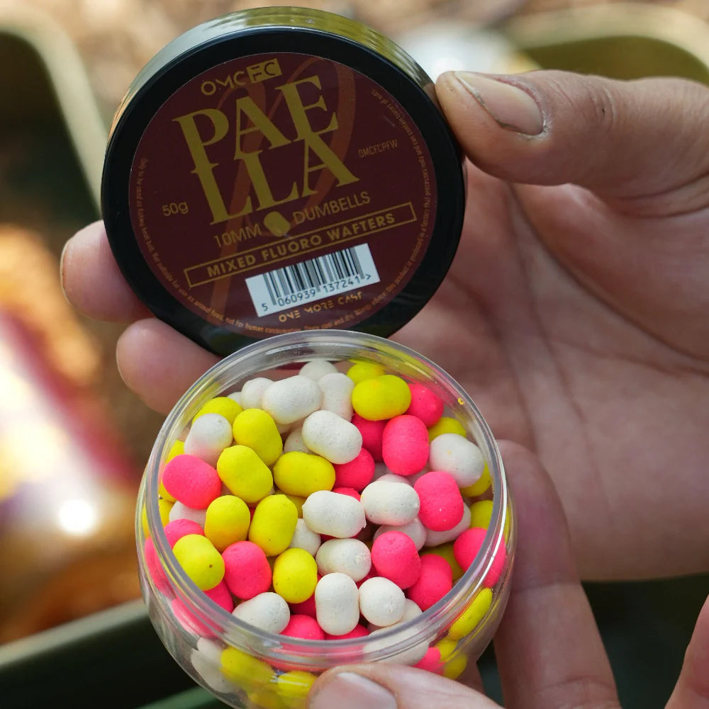 OMC FC Paella 10mm Mixed Fluoro Dumbells-2