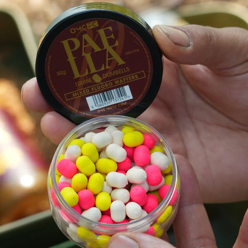 OMC FC Paella 10mm Mixed Fluoro Dumbells-2