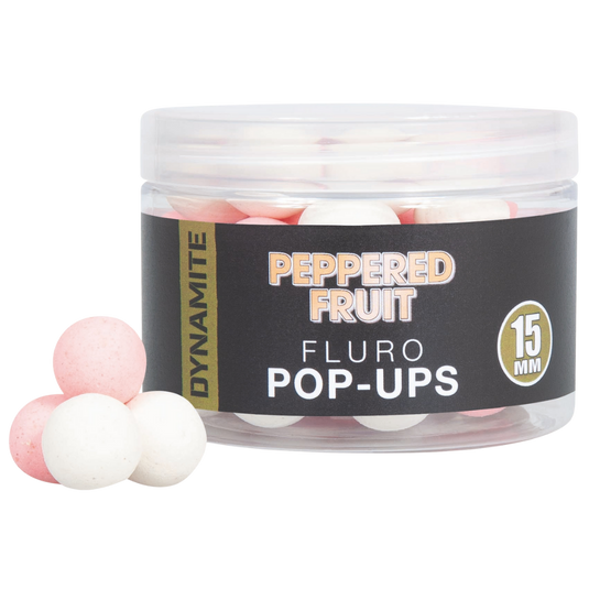Dynamite Peppered Fluoro Bait Pop Ups 15mm