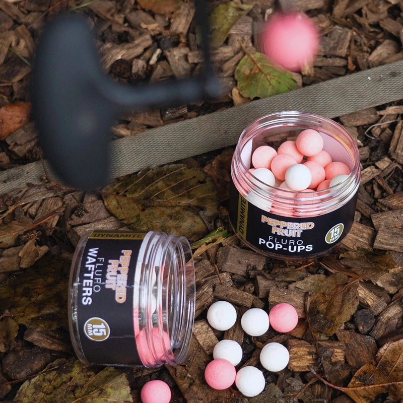 Dynamite Baits Peppered Fruit Fluro Wafters 15mm-3