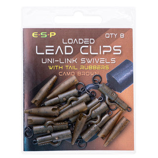 Load image into Gallery viewer, ESP Loaded Lead Clip Uni-Link Swivels
