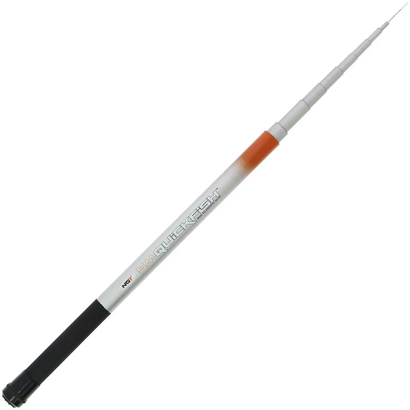 NGT Quickfish Combo - 5m Compact Whip with Rig & Disgorger-4