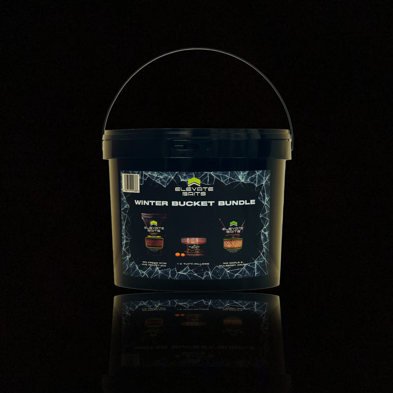 Load image into Gallery viewer, Elevate Baits Winter Bucket, PVA &amp; Hook Bundle
