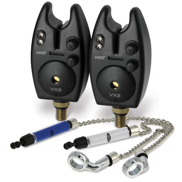 NGT VX2 Set - Twin VX2 Alarm and Indicator Set with Batteries-1
