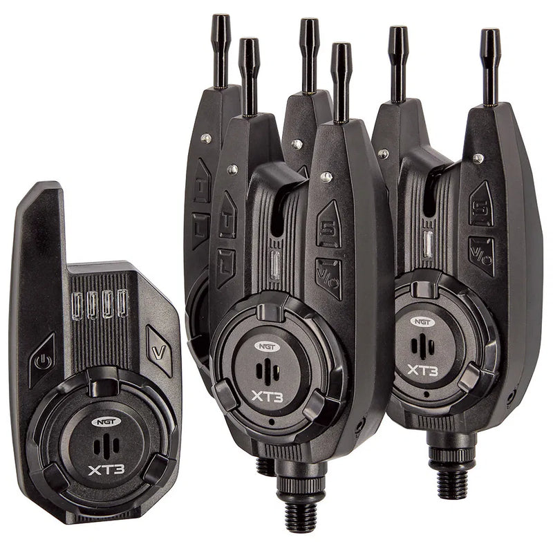 Load image into Gallery viewer, NGT XT-3 3pc Wireless Alarms - Adjustable Volume, Tone, Sensitivity with Receiver

