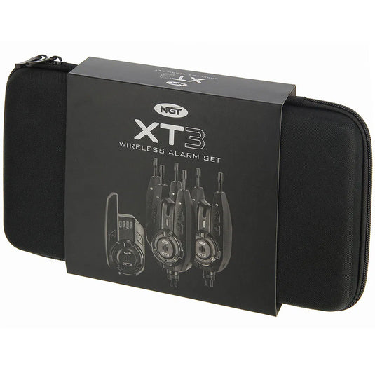NGT XT-3 3pc Wireless Alarms - Adjustable Volume, Tone, Sensitivity with Receiver
