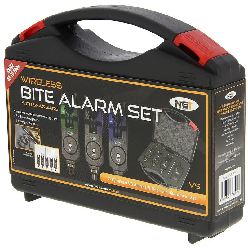 NGT VS 3pc Wireless Alarms - Adjustable Volume and Tone with Receiver-2