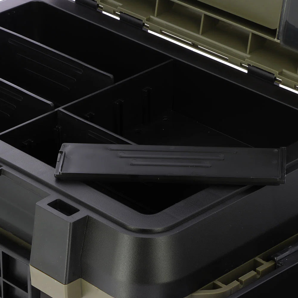 NGT QuickFish Seat Box - With Side Tray and Carry Handle-6