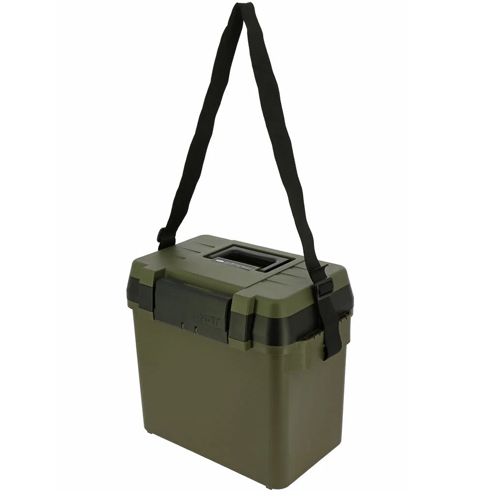 NGT QuickFish Seat Box - With Side Tray and Carry Handle-5