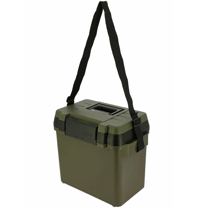 NGT QuickFish Seat Box - With Side Tray and Carry Handle-5