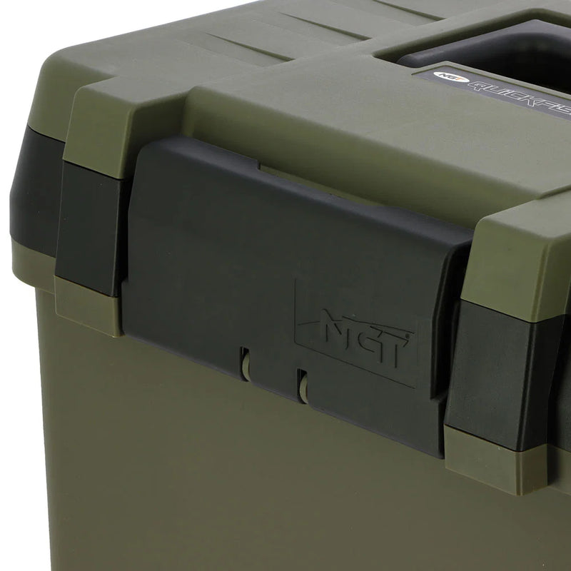 NGT QuickFish Seat Box - With Side Tray and Carry Handle-2
