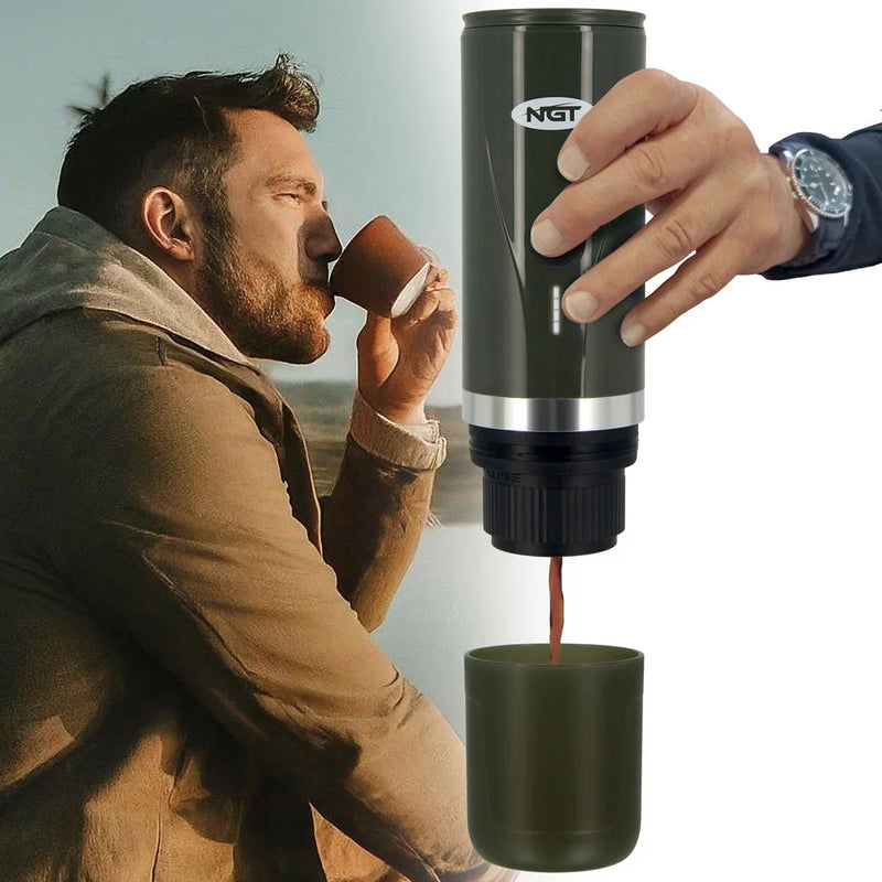 NGT Portable Espresso Coffee Machine - USB Rechargeable with Full Heating and Extraction-2