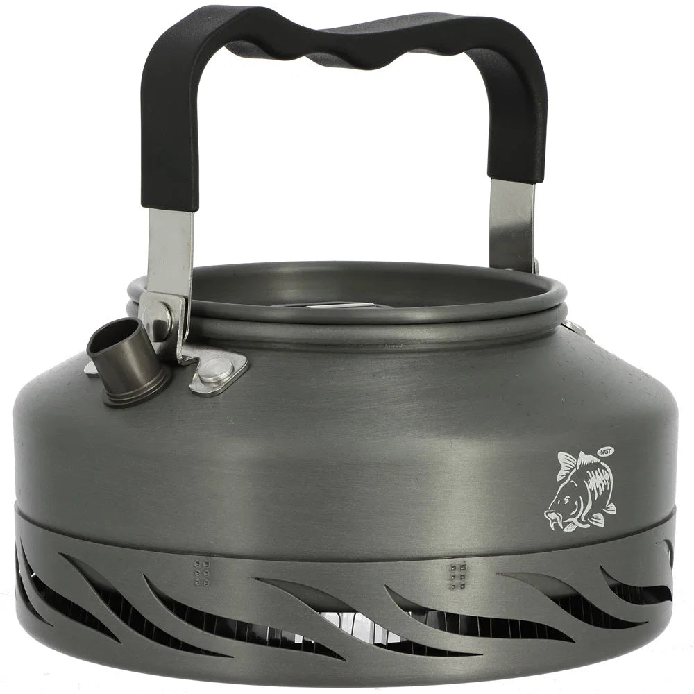 NGT Aluminium Outdoor Fast Burn Kettle - 0.80 litre Gun Metal-1
