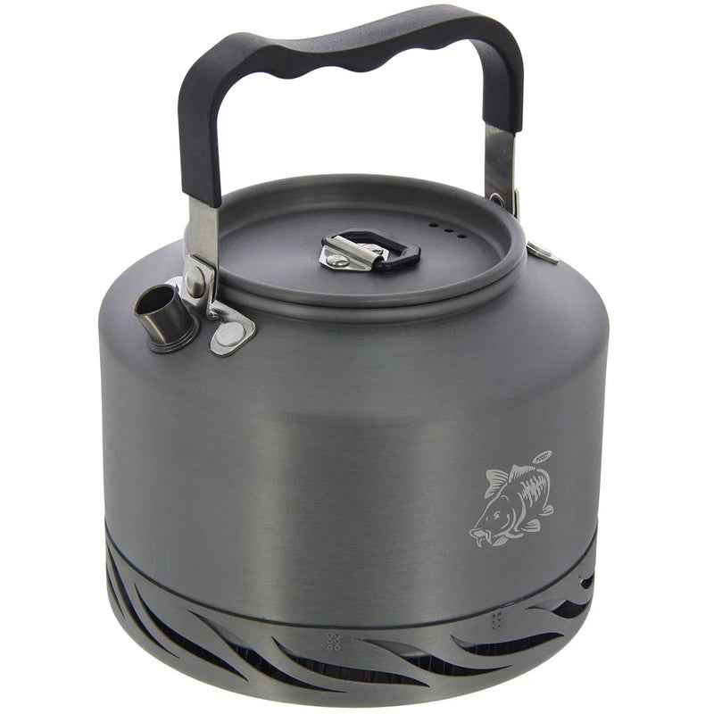 NGT Aluminium Outdoor Fast Boil Kettle - 1.5 litre Gun Metal-1