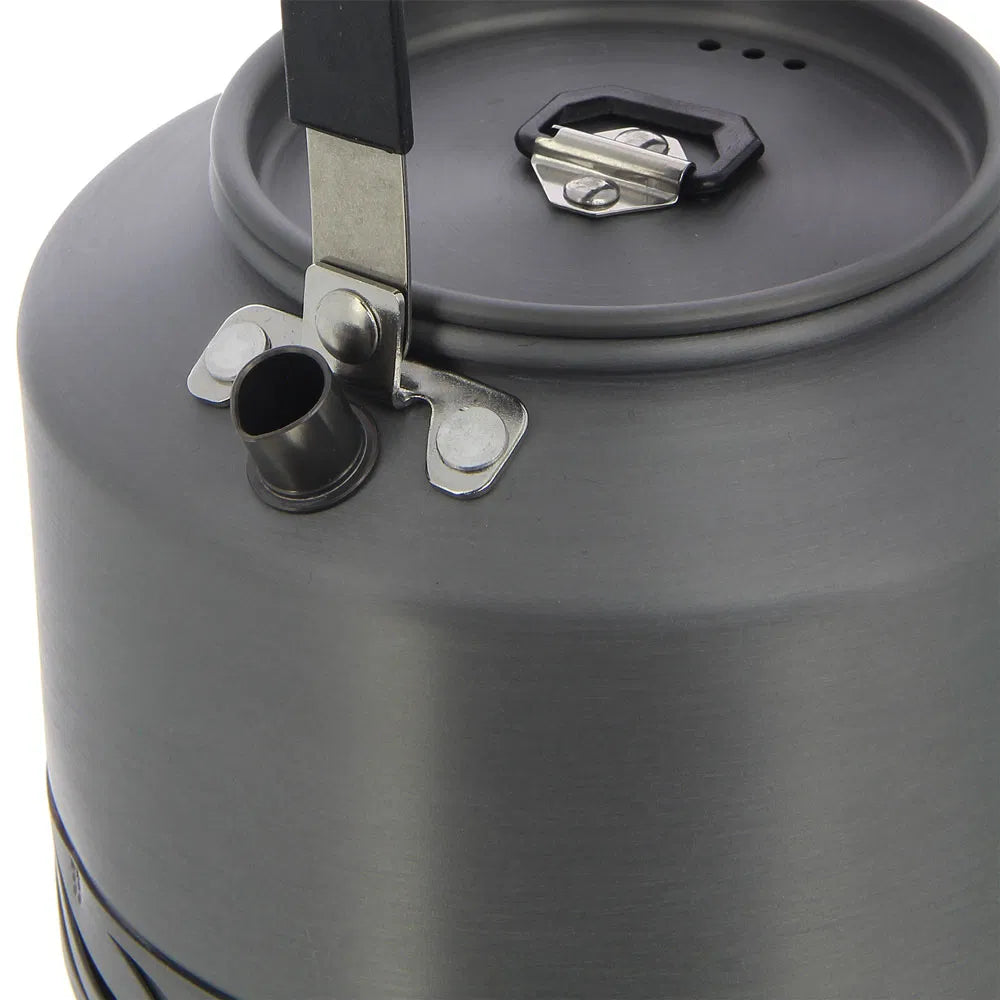 NGT Aluminium Outdoor Fast Burn Kettle - 1.1 litre Gun Metal-6