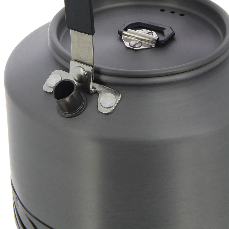 NGT Aluminium Outdoor Fast Burn Kettle - 1.1 litre Gun Metal-6