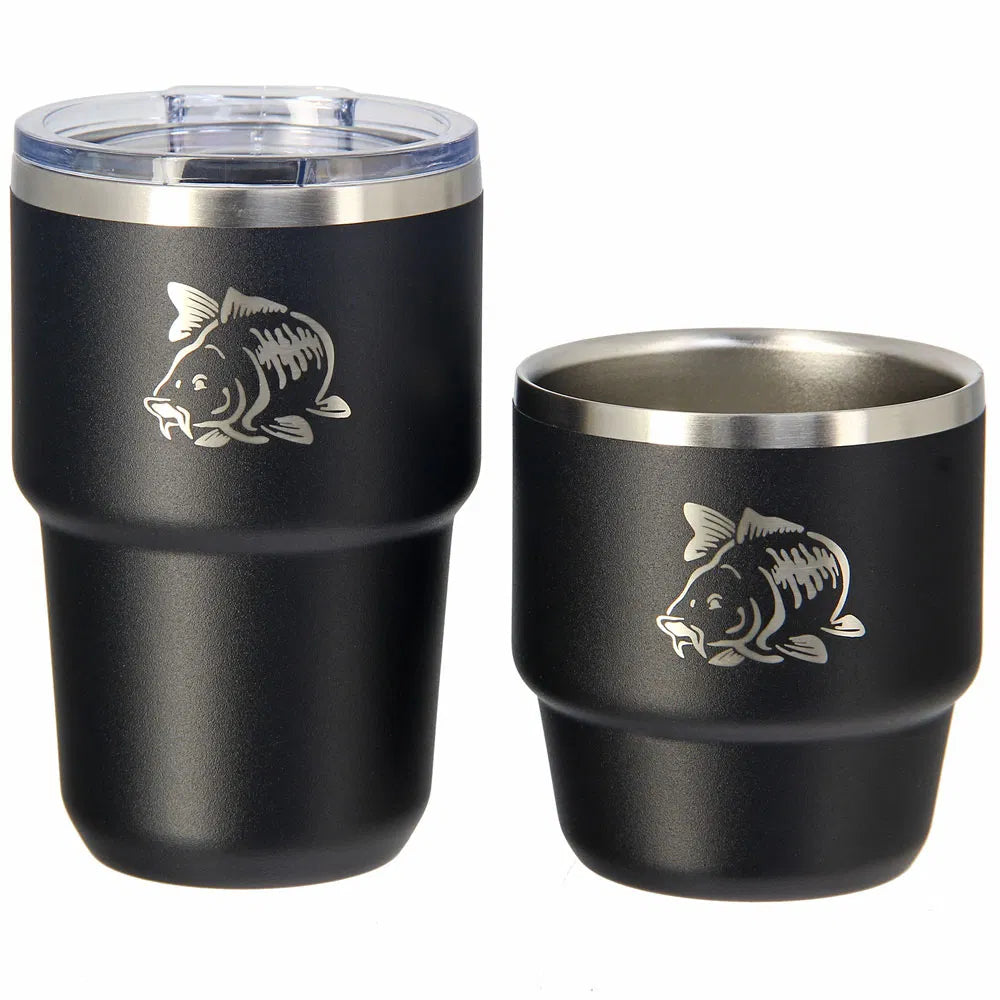 NGT Twin Mug Set - 304SS Stackable Outdoor Drink Set-5