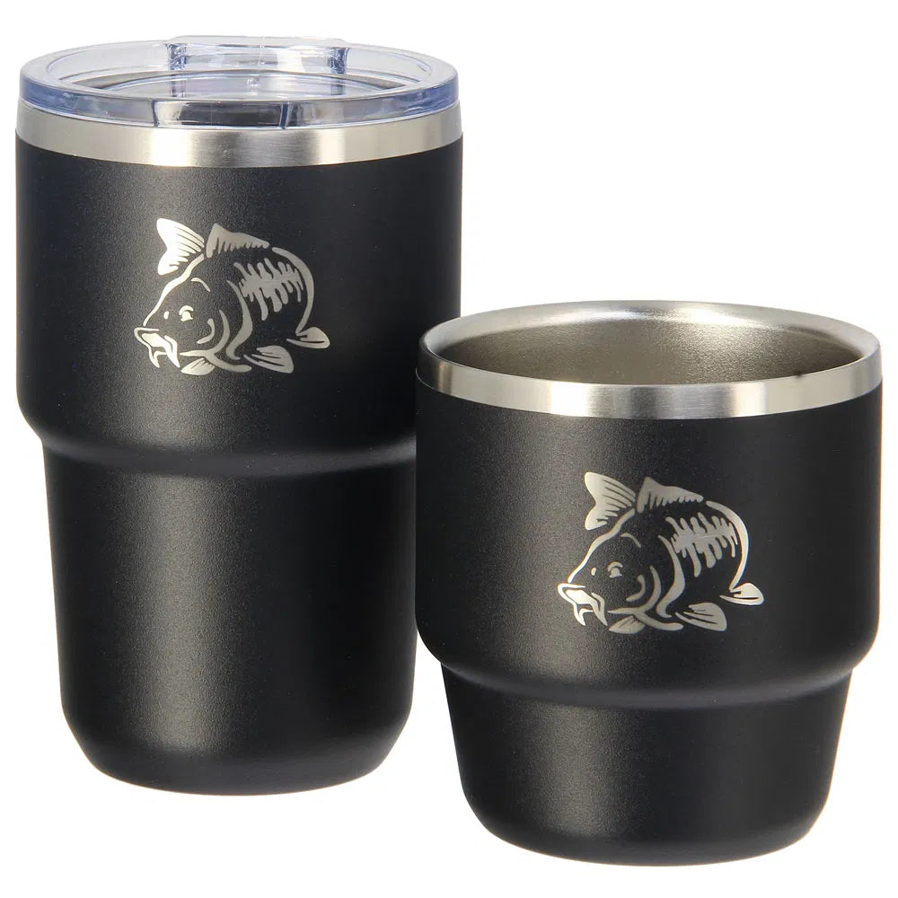 NGT Twin Mug Set - 304SS Stackable Outdoor Drink Set-4