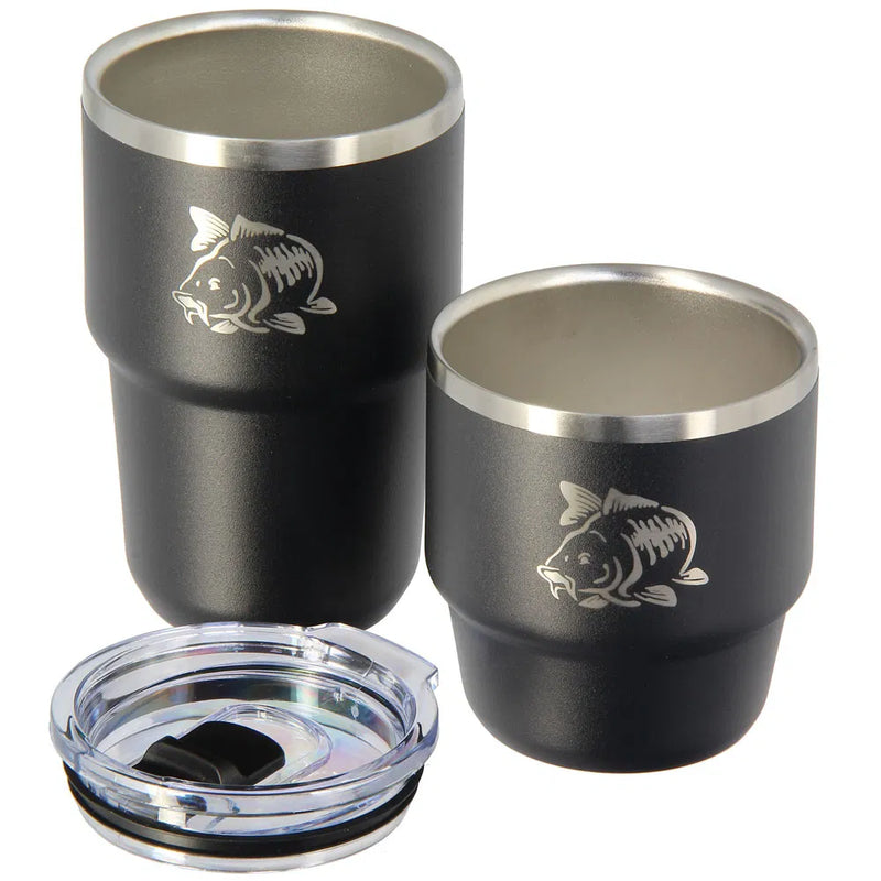 NGT Twin Mug Set - 304SS Stackable Outdoor Drink Set-1