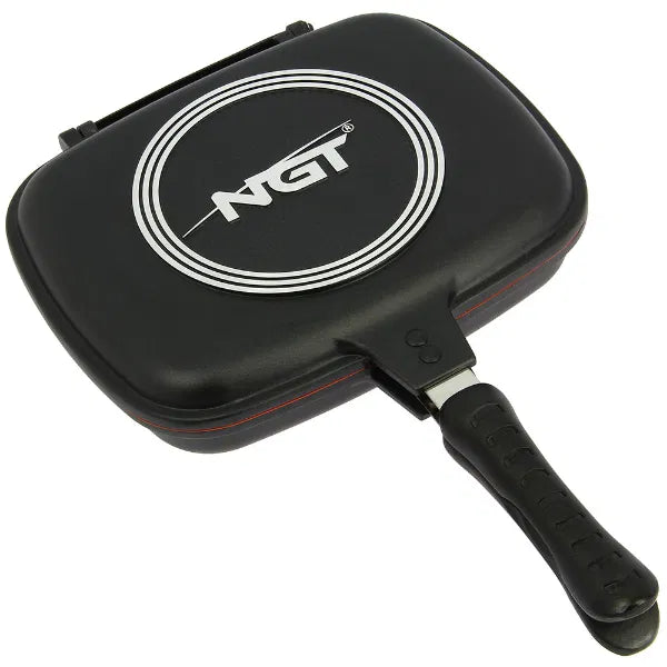 NGT Outdoor Double Grill Pan - Non Stick Die Cast Aluminium-2