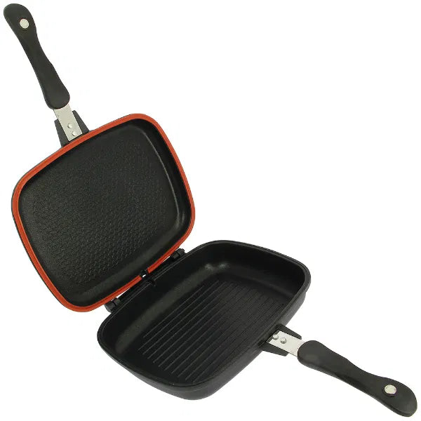 NGT Outdoor Double Grill Pan - Non Stick Die Cast Aluminium-3