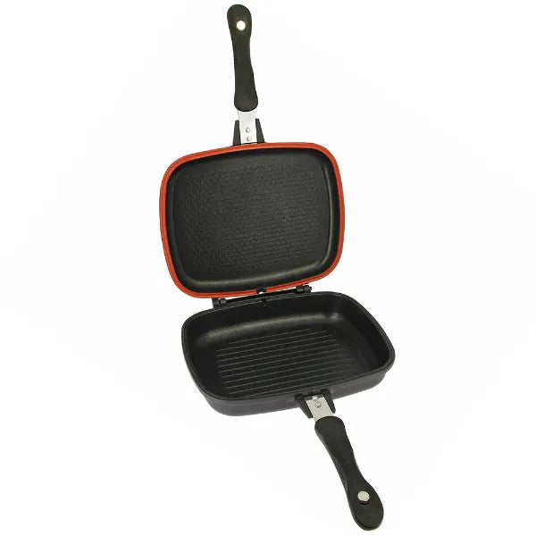 NGT Outdoor Double Grill Pan - Non Stick Die Cast Aluminium-4