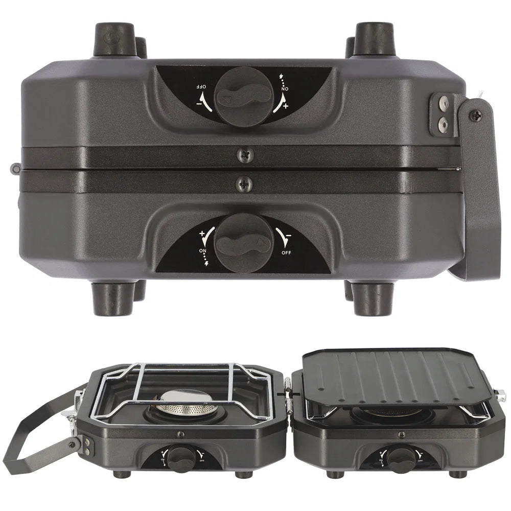 NGT XT Twin Stove - Twin Stove System with Griddle and Case-3