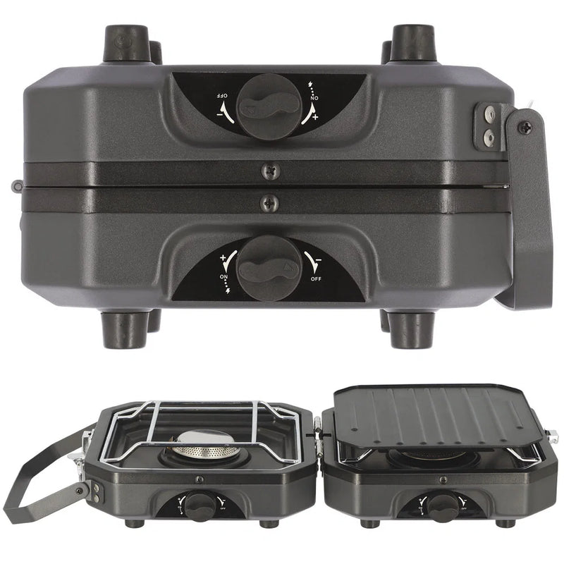 NGT XT Twin Stove - Twin Stove System with Griddle and Case-3