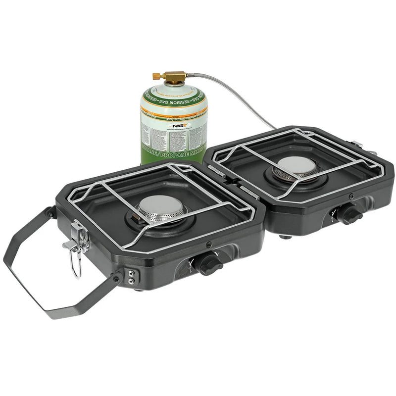 NGT XT Twin Stove - Twin Stove System with Griddle and Case-4