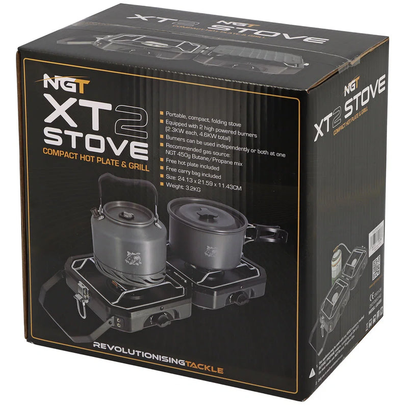 NGT XT Twin Stove - Twin Stove System with Griddle and Case-7