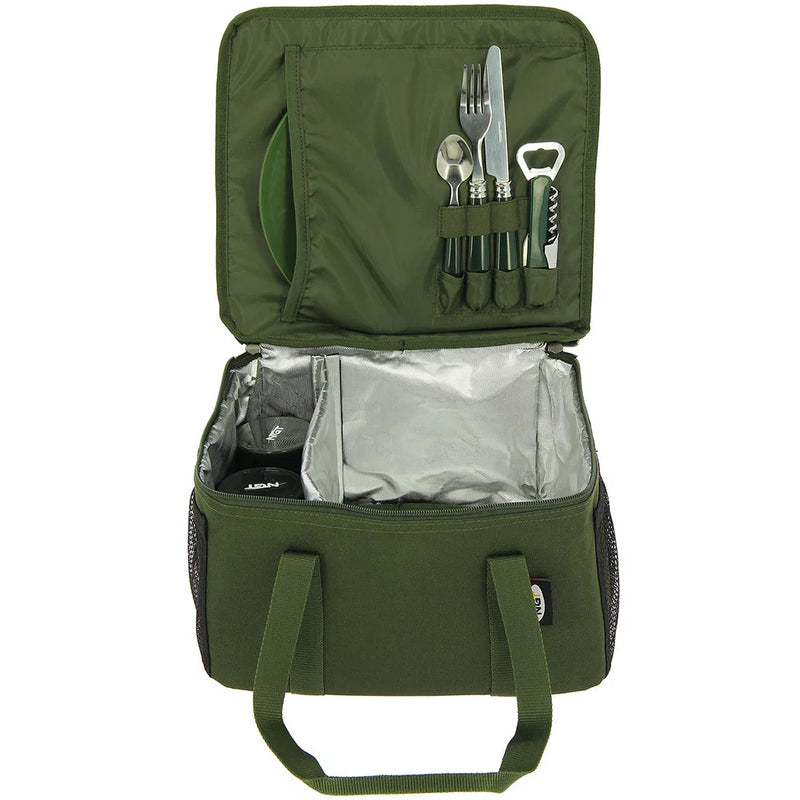 NGT Food and Brew Kit Bag - Insulated Bag with Cutlery, Mug, Pots and Plate (444)-2