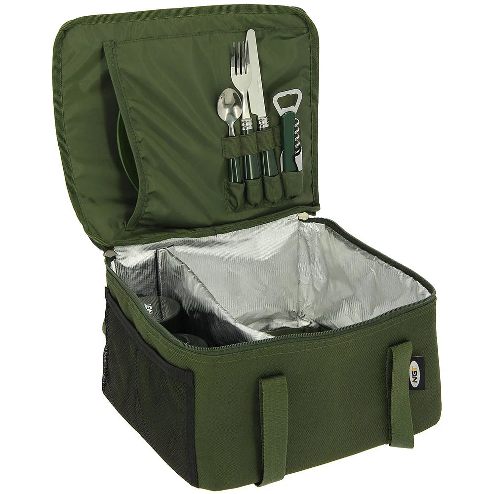 NGT Food and Brew Kit Bag - Insulated Bag with Cutlery, Mug, Pots and Plate (444)-3