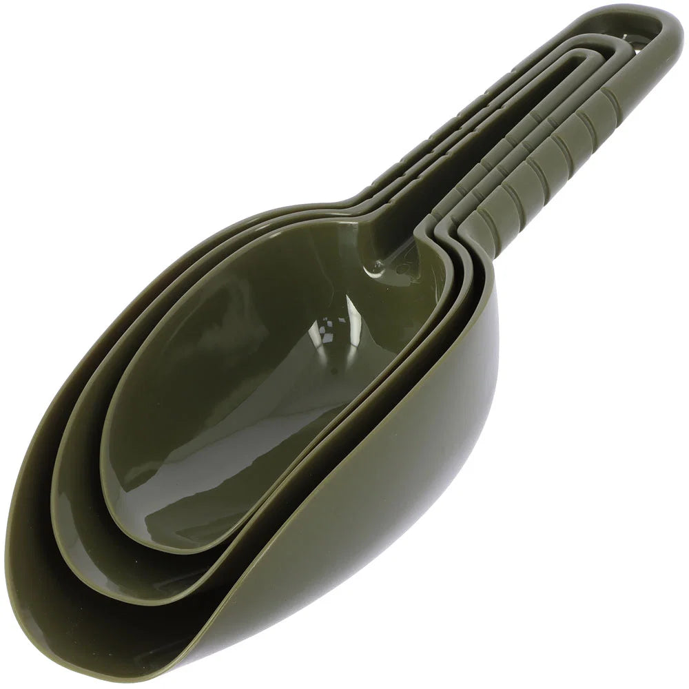 NGT 3pc Baiting Spoon Set- Ideal for PVA Bags, Spod Mix and Bait Launchers-1