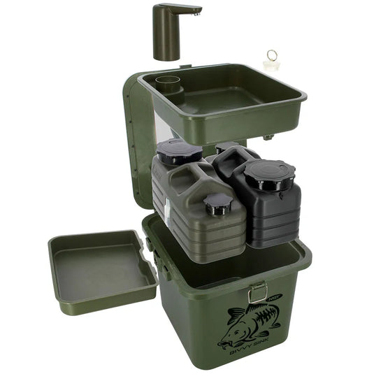 NGT Bivvy Sink - Complete Outdoor Sink for Anglers