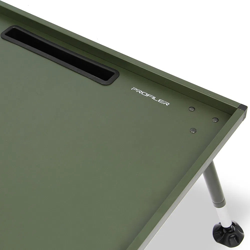 NGT Profiler Bivvy Table - Large Heavy Duty Table with Drop Down Storage Bag and Adjustable Legs-4
