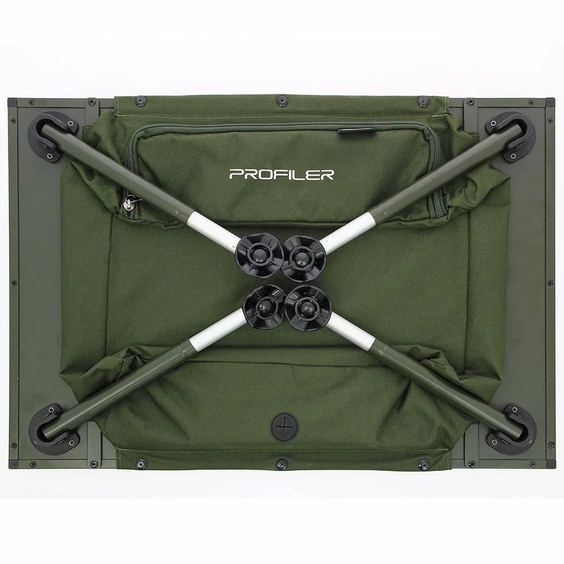 NGT Profiler Bivvy Table - Large Heavy Duty Table with Drop Down Storage Bag and Adjustable Legs-5